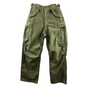 Vintage M-65 Field Pants Trouser XS Reg US Army 60s 1967 USA Vietnam Cargo